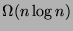 $ \Omega(n \log n)$